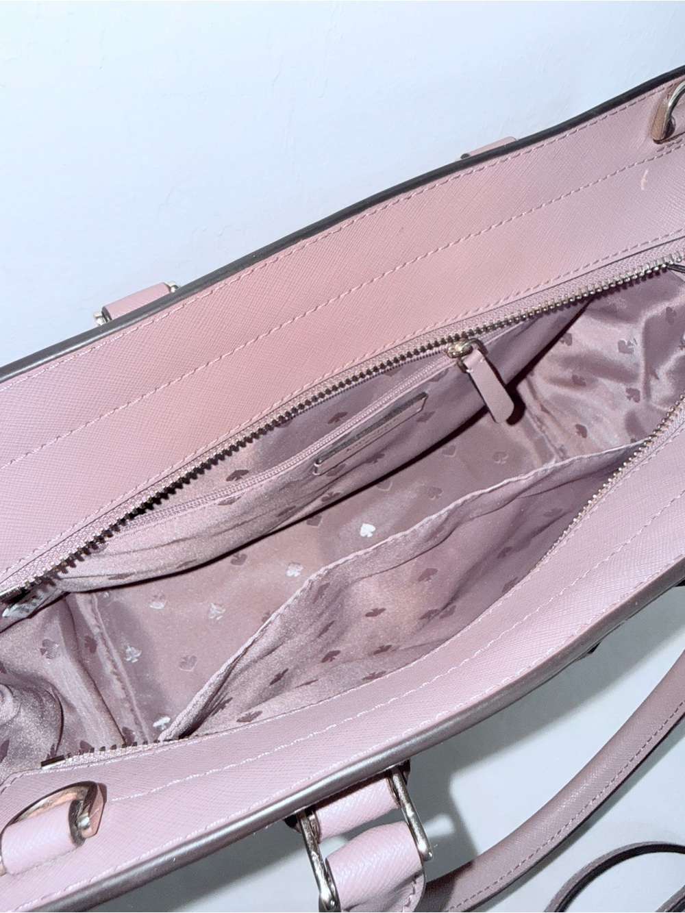 kate spade Blush Pink Leather Satchel with Detachable Strap - Picture 5 of 5